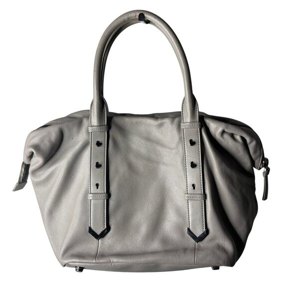 Mackage Leather Tote Handbag Grey - Picture 1 of 4